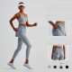 Yoga Pants Women Sports Jogging Leggings Two Piece Pocket High Waist Hip Lifting