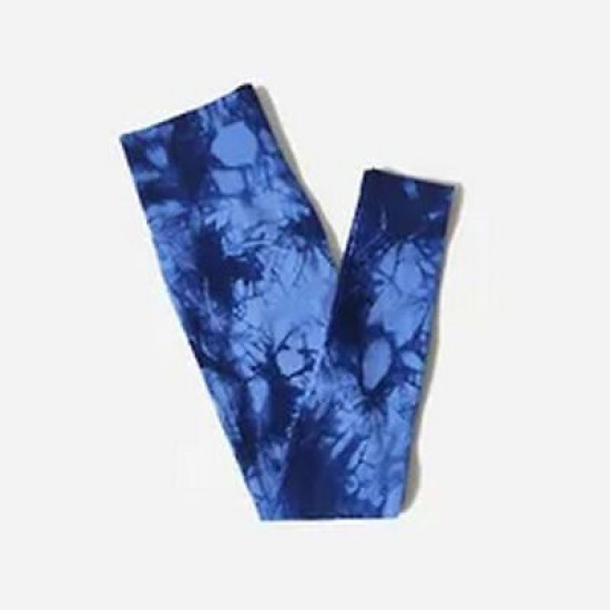 Tie Dye Yoga Pants Sports Leggings Women Seamless High Waisted Activewear Bottom