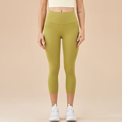 Yoga Women Pants Leggings Sportswear Solid High Waist Elastic Sports Trouser New