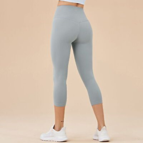 Yoga Women Pants Leggings Sportswear Solid High Waist Elastic Sports Trouser New