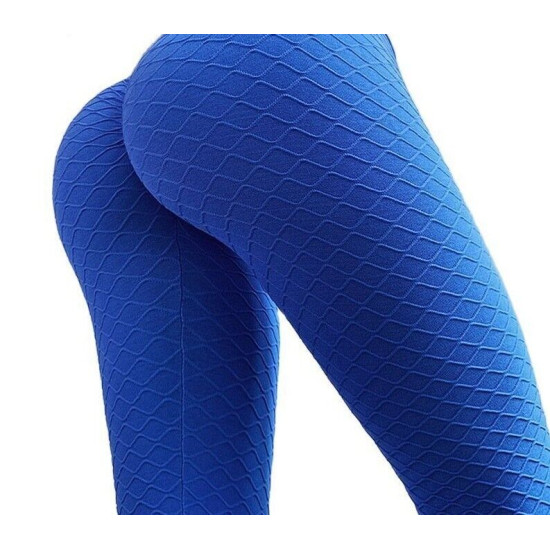 Women Sports Yoga Pants Solid Mesh Leggings Elastic High Waist Seamless Trousers