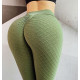 Women Sports Yoga Pants Solid Mesh Leggings Elastic High Waist Seamless Trousers