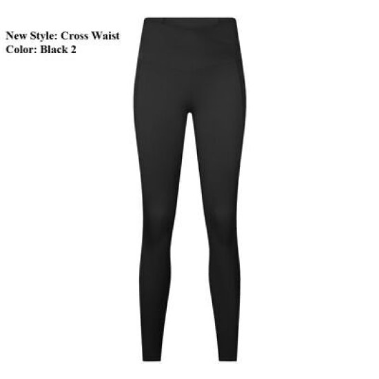 Women Yoga Pants Sport High Waist Fitness Gym Workout Leggings With Side Pockets