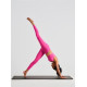 Women Sports Yoga Bra Crop Tops Padded Solid Elastic Spaghetti Straps Activewear