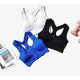 Sports Bra Crop Top Zipper Fitness Women Sportswear Fitness Running Push Up Bras