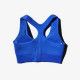 Sports Bra Crop Top Zipper Fitness Women Sportswear Fitness Running Push Up Bras