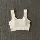Padded Women Sport Bra Fitness Yoga Running Vest Underwear Solid Padded Crop Top