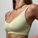 Seamless Women Bra Tops U Back Adjustable Straps Sports Backless Solid Bralettes