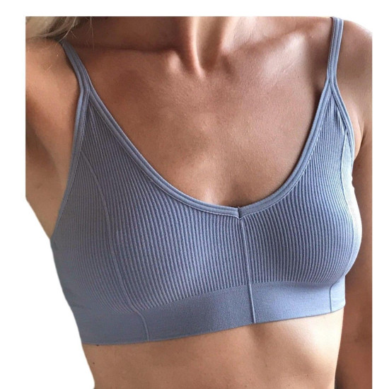 Seamless Women Bra Tops U Back Adjustable Straps Sports Backless Solid Bralettes