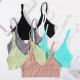 Seamless Women Bra Tops U Back Adjustable Straps Sports Backless Solid Bralettes