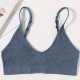 Seamless Women Bra Tops U Back Adjustable Straps Sports Backless Solid Bralettes