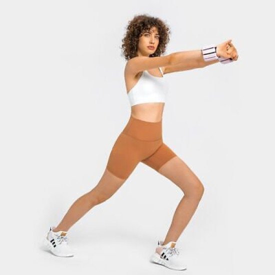 Cross Strap Workout Bra Women Gym Yoga Sports Bras Back Closure Buckle Tops Wear