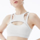 Women Yoga Sports Bra Top Back Open Padded Wireless Solid High Impact Sportswear