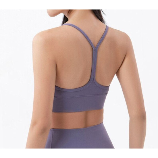 Women Sports Bra Tops Fitness Breathable Yoga Sportswear Tight Double Layer Bras