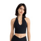 Halter Yoga Sports Bras Women Backless Wireless Solid Tops Activewear Sportswear