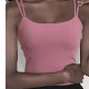 Sports Women Yoga Bras Crop Tops Solid Soft Nylon Padded Sportswear Twisted Back