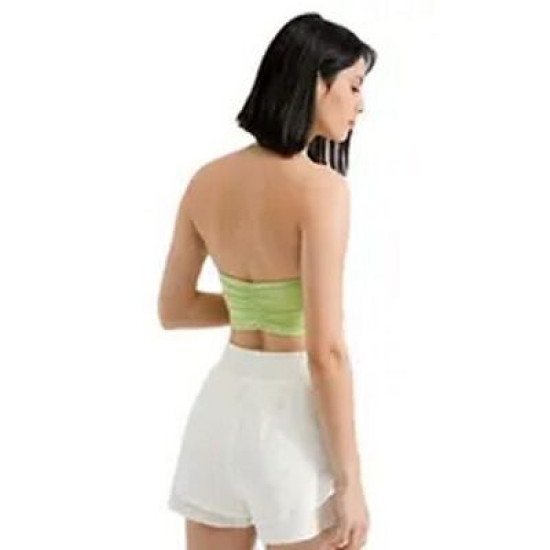 Halter Padded Sports Bra Women Athletic Backless Workout Solid Yoga Crop Top New