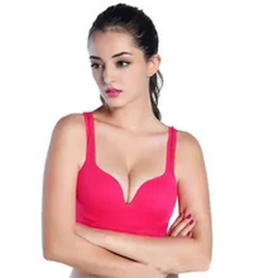 Push Up Women Bras Seamless Wire Free Brassieres Solid Breathable Sports Top Bra