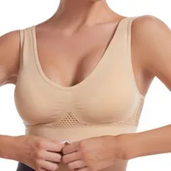 Sports Women Bras Underwear Hollow Out Tube Tops Brassiere Solid Breathable New